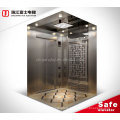 Cheap home elevator 4 people lifts elevator residential outdoor lift mirror surface etching